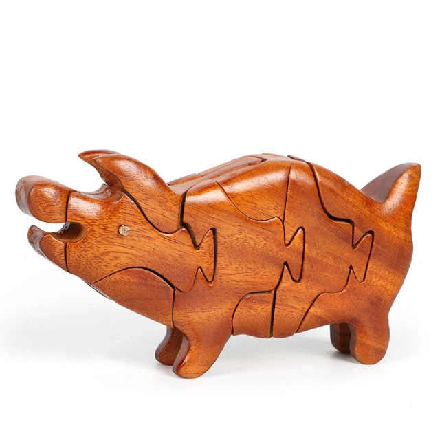 Piggy Handmade 3D Wooden Puzzle